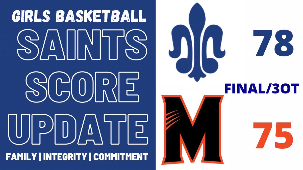 STPHSActivities's tweet photo. Girls Basketball wins an INSTANT CLASSIC over Marshall 78-75 in Triple OT!!! Three buzzer beaters in the game! Great basketball! Go watch it on Marshall Tigers YouTube! @MinnesotaScores @mngirlsbballhub @RobClarkTV @stpsaintsgbb @SPHValleySports @ktoenews https://t.co/vZexopaBqK