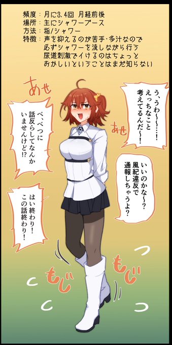 Passion:
屈託なく無謀でサーヴァントより前に出て「バカマスター!」って言われるタイプのぐだ子だよ

お調子者のおしゃべりな女の子が声も出せないくらいめちゃくちゃにされるやつ皆も好きだと思って… 