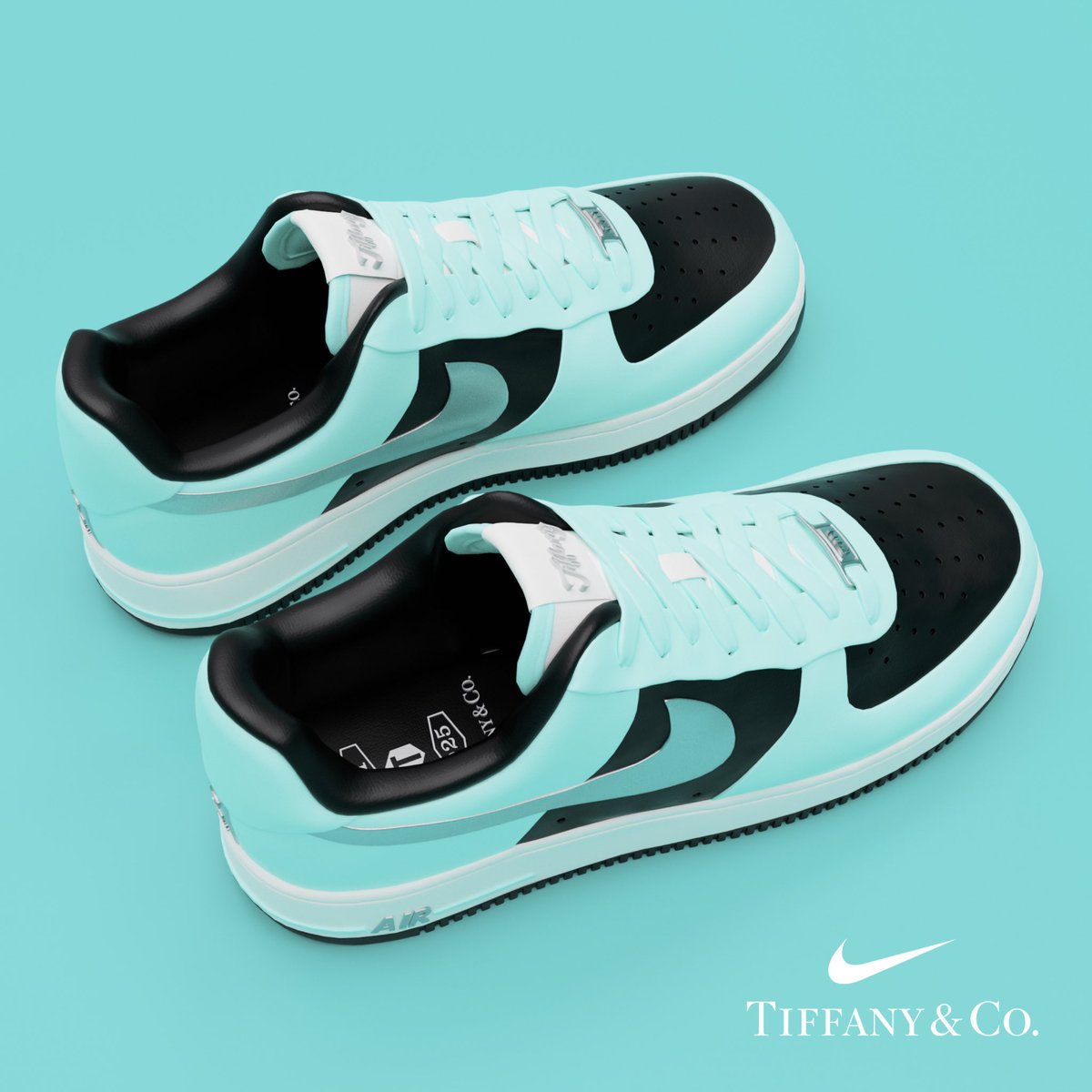 usonstudios's tweet image. Checks Over Stripes #tiffany x #nike