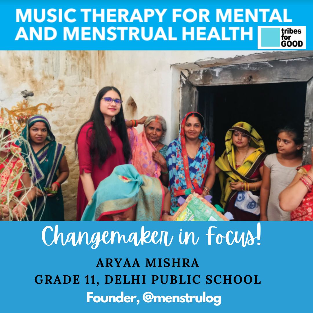 Featuring Aryaa Mishra, a Grade 11 student from Delhi Public School, Noida, who made exceptional impact in the community through her venture Menstrulog, a youth-led initiative spreading awareness about dealing with Mental &amp; Menstrual Health issues through Music.