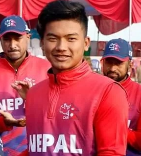 977Nepal's tweet photo. #BackToFORM  
Kushal Malla replaced Basir Ahamad for ICC CWC League 2. 
He is the Youngest Player in the world to hit ODI Half Century. https://t.co/Ud1o7raxse
