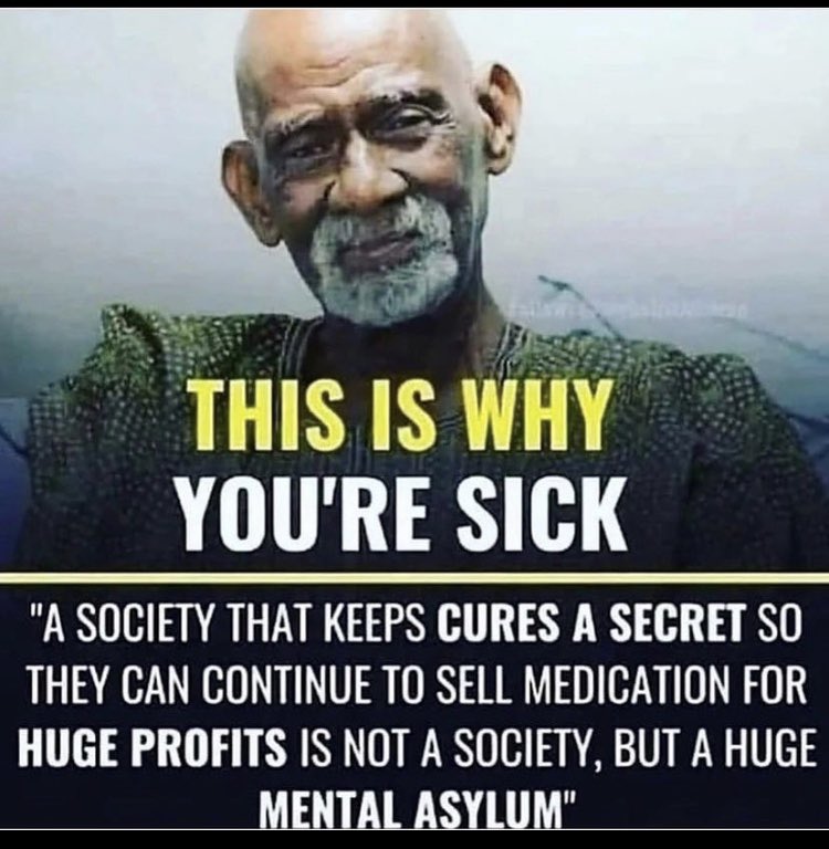 4est2J's tweet photo. @WHO @Kate_L_OBrien Drug dealers require repeat customers. Healing is bad for Big Pharma. Repeat customers are the backbone of any business, and chronic illness means compounding profits. The pharmaceutical companies run the show in Medicine #BrainIsTheChemist #StressIsAChemical #WhatIsEpigenetics https://t.co/F8C4ak9of9