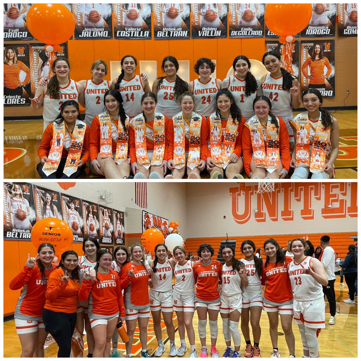 UHSladyhornbb's tweet photo. Pictures from Senior Night! 🏀🧡🤍

We 🧡 our Seniors! Hope tonight was everything you hoped for and more! https://t.co/4SvWm9oxkw