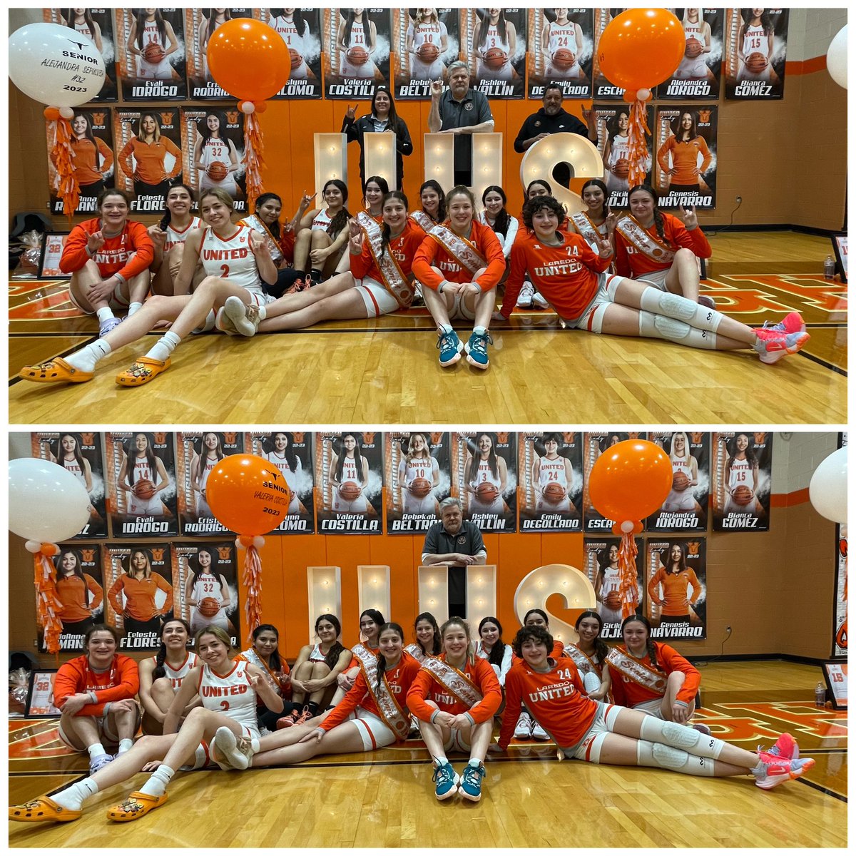 UHSladyhornbb's tweet photo. Pictures from Senior Night! 🏀🧡🤍

We 🧡 our Seniors! Hope tonight was everything you hoped for and more! https://t.co/4SvWm9oxkw