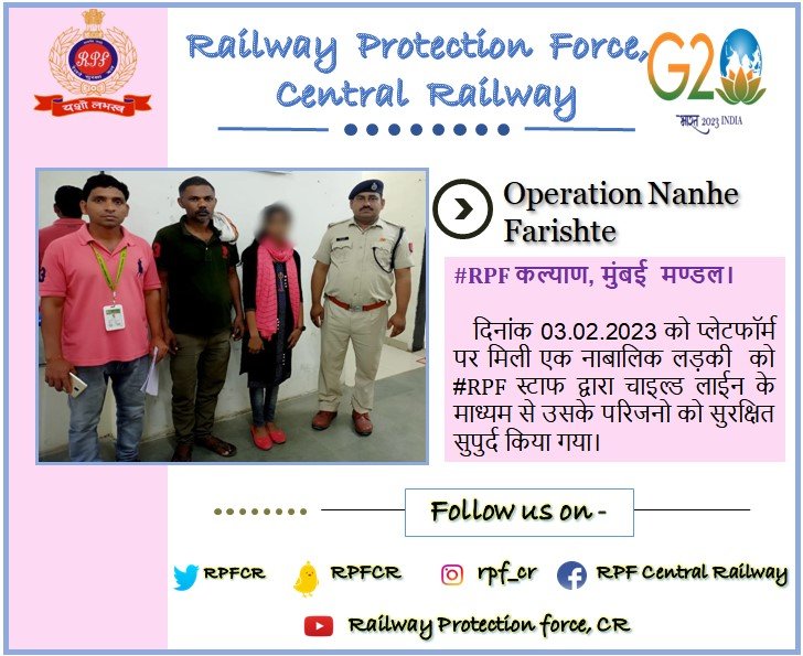 RPFCR's tweet photo. #OperationNanheFarishte
@RPF_INDIA  @Central_Railway https://t.co/8qKP5mSSKJ