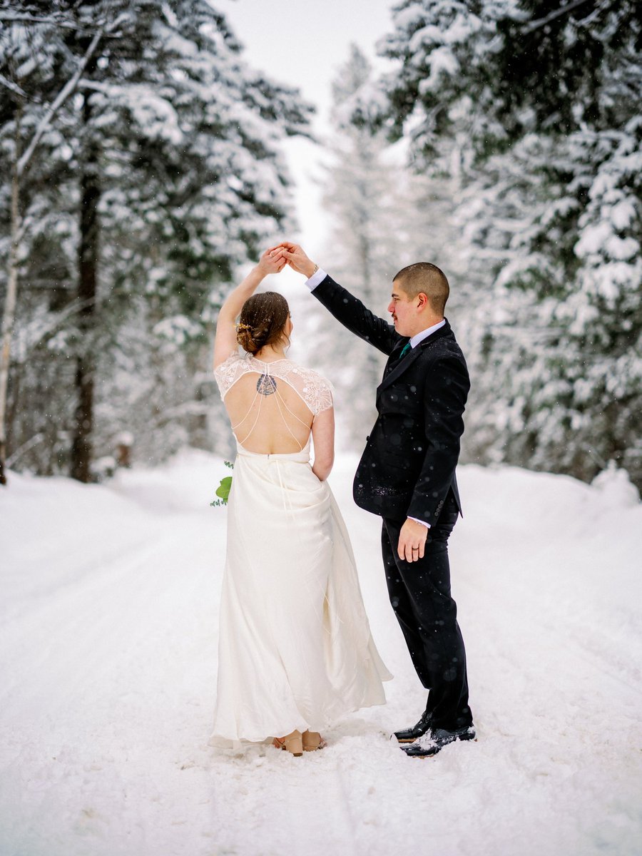 I really wish I could photograph more winter weddings! #winter #winterwedding #gfx