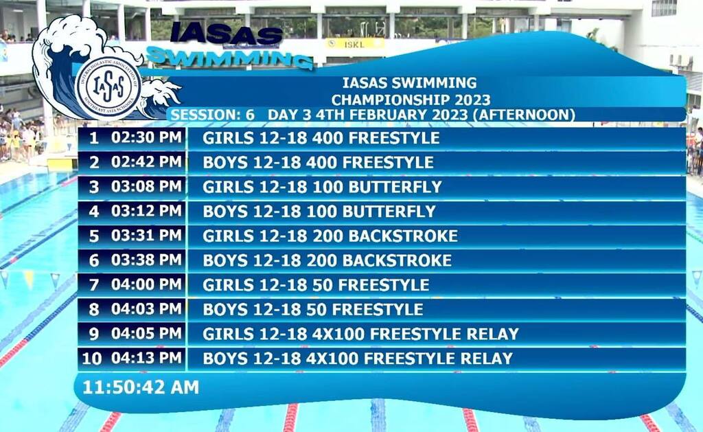 Tune in at 2:30PM as our #TASSwimming teams #goforthegold @isklofficial. 

Links to the livestream are posted on the #TASAthletics site. Link in bio. #gotigers instagr.am/p/CoOfaGvvpor/