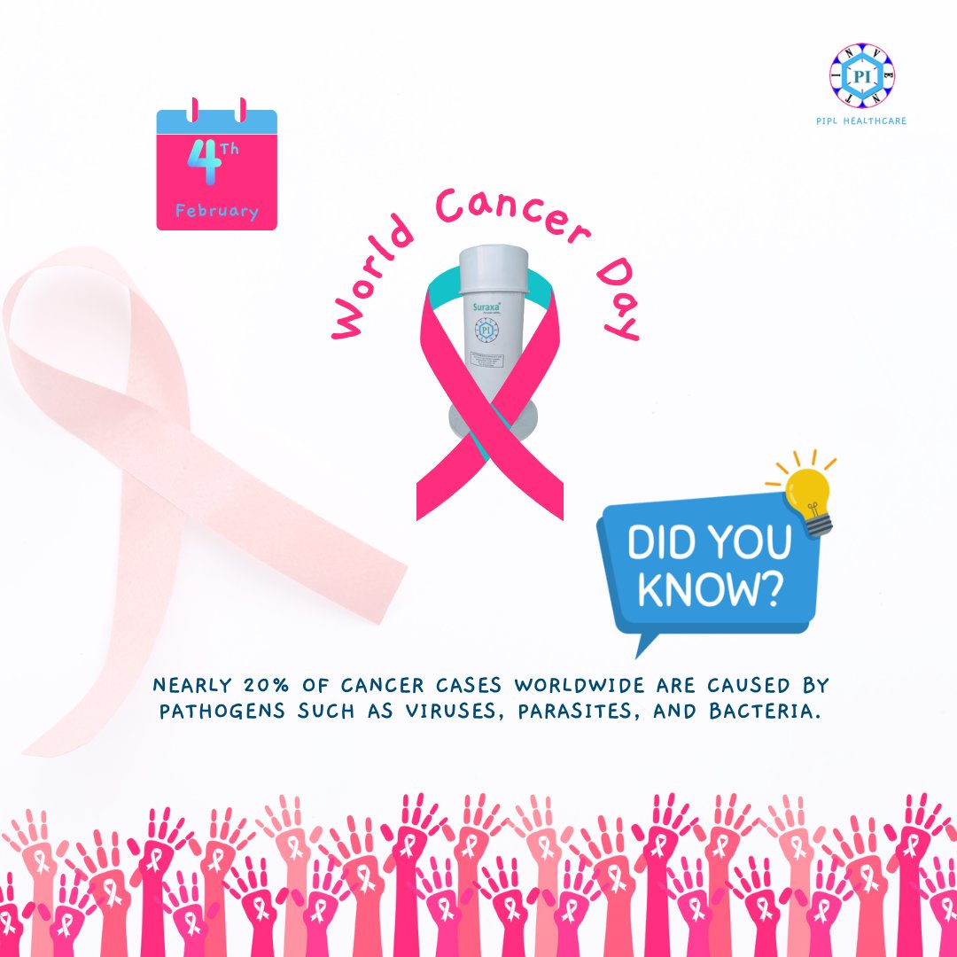 Avoid infection to reduce cancer cases worldwide.
#cancer #cancersupport #piplhealthcare #uvcdisinfection 
Visit us for more details: piplhealthcare.puneinstrumentation.in