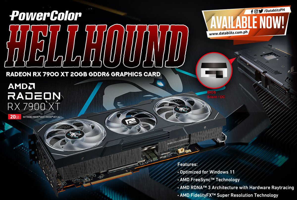 DataBlitz on Twitter "BREAKTHROUGH PERFORMANCE. Powercolor Hellhound