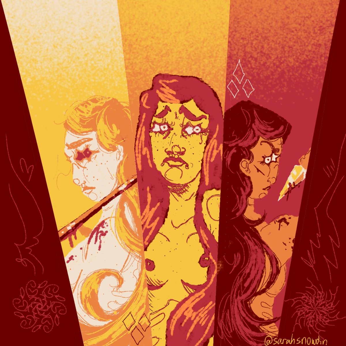 SarahSnowdin's tweet photo. // mild blood , also nudity ( /nsx tho)

Shallan https://t.co/od0VALFIQa