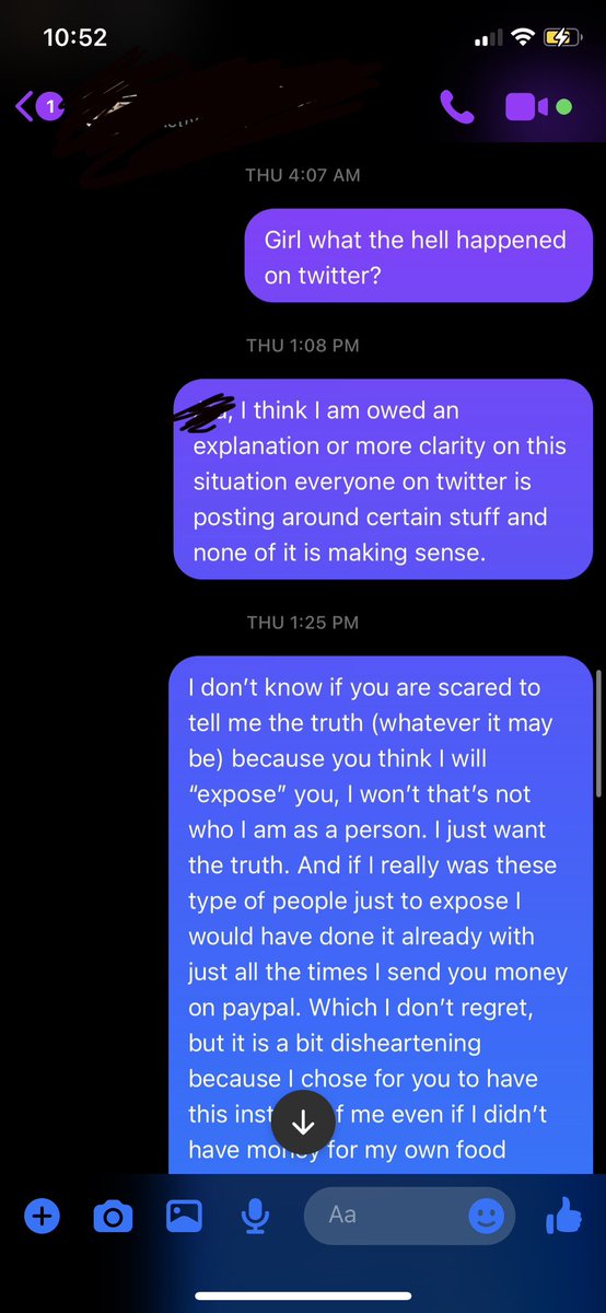 BeoMimis_Flower's tweet photo. My side of btsqtsarchive story a thread by her “soulmate” as she called me🤔 first part is me trying to get a hold of her through facebook when all the stuff started circling around. Her and I were very close so I had her personal accounts https://t.co/TvxHghpjSV