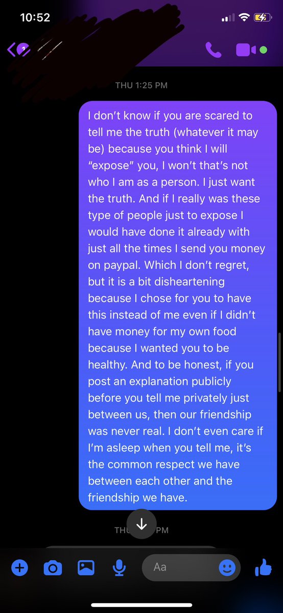 BeoMimis_Flower's tweet photo. My side of btsqtsarchive story a thread by her “soulmate” as she called me🤔 first part is me trying to get a hold of her through facebook when all the stuff started circling around. Her and I were very close so I had her personal accounts https://t.co/TvxHghpjSV