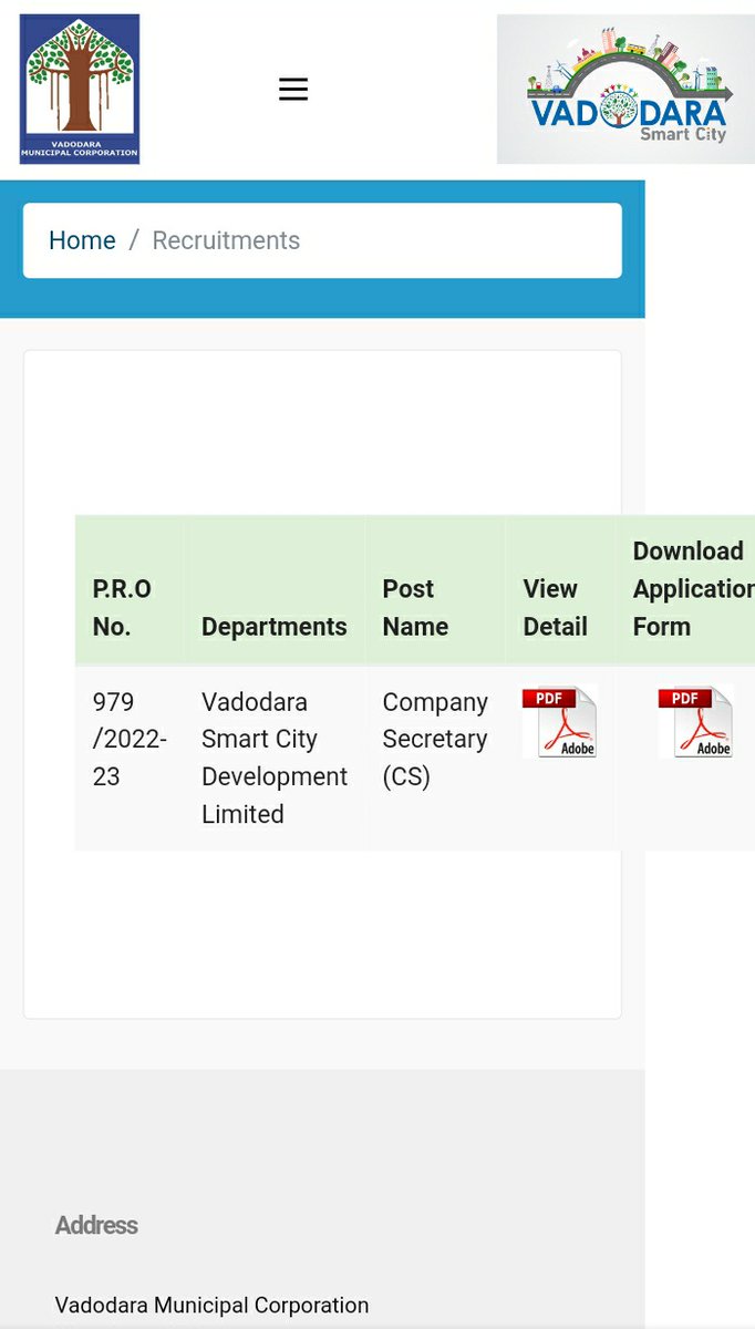 kpborad's tweet photo. @VMCVadodara There is no requirement details in website @VMCVadodara https://t.co/rWRMfyp6gO