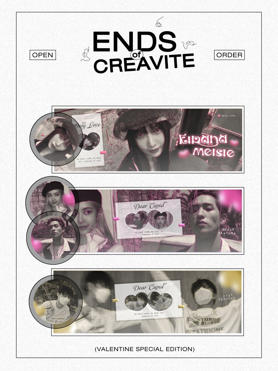 HELP RETWEET.

Happy early Valentine dearly fellows! I'm going to up this one, Special Edition of Valentine will be open for 20 SLOT with the terms:

🗓️: SUNDAY (05/2/23)
⏰: 19.30 WIB 
📝: GFORM 

More details below 👇 see ya loves!
#zonauang #zonaba #zonajajan