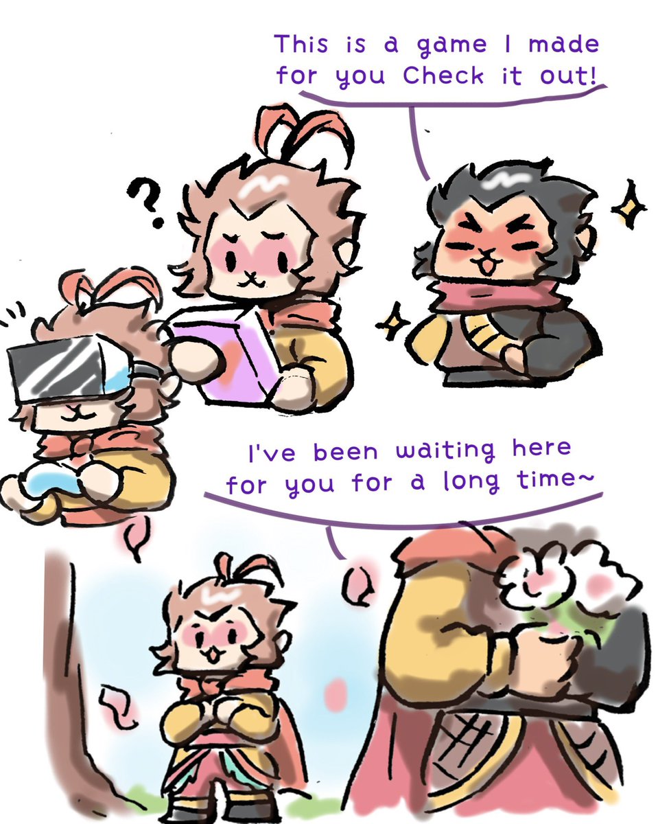 The macaque made a game for Wukong! ٩(ᐛ)و🕹️ #monkiekid