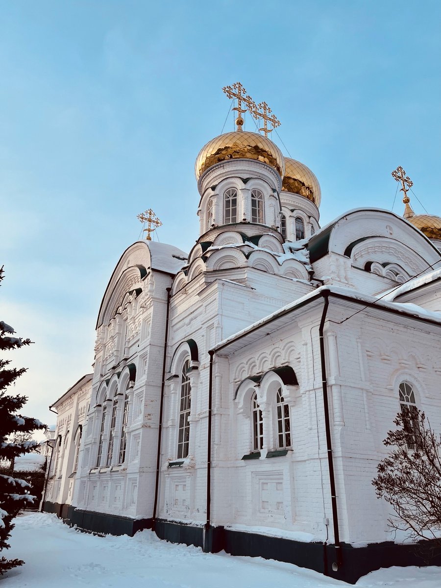 Раифский Богородицкий мужской монастырь.
Январь 2023 год.