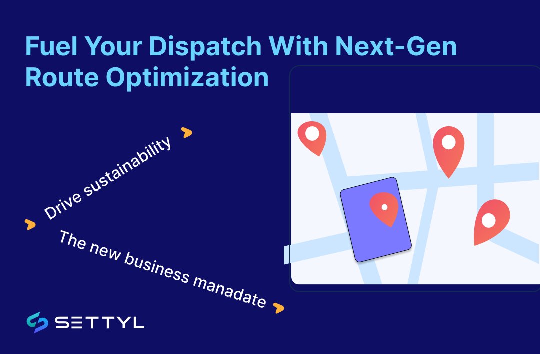 SettylCorp's tweet image. Fuel Your Dispatch With Next-Gen Route Optimization

ow.ly/hfGq50MCqBV

Drive sustainability as the foundation layer of your business

#smartroute #routing #sustainablerouting #routeoptimization #multicountrysupplychainsuite #dispatchtracking