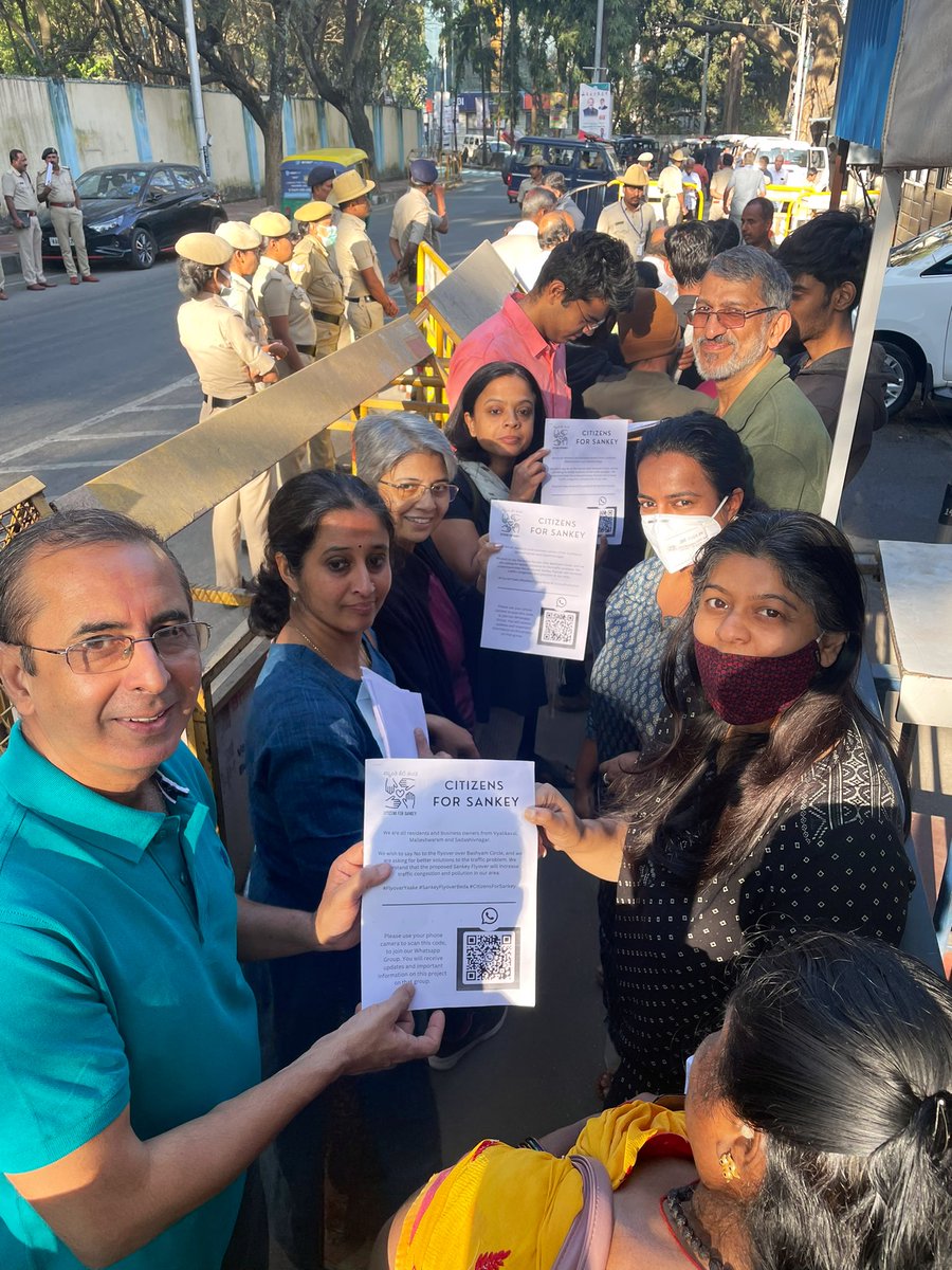 It was reassuring to meet Honourable CM of Karnataka <a href="/CMofKarnataka/">CM of Karnataka</a> <a href="/BSBommai/">Basavaraj S Bommai</a> this morning to register our protest and explain our stance regarding Sankey Flyover and he has agreed to look into it with an open mind . Thank you Sir for your time. #flyoveryaake #CitizensforSankey