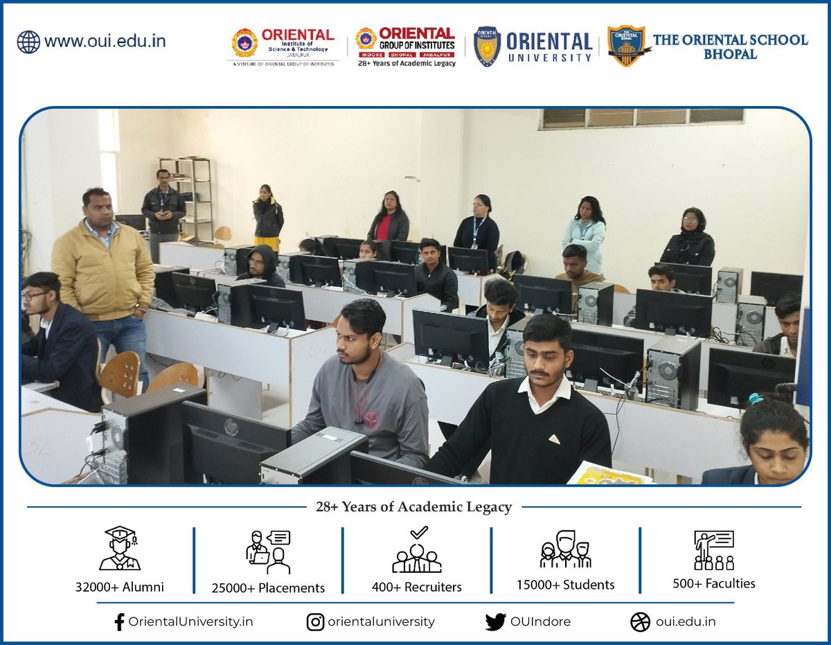 OUIndore's tweet photo. The Department of CSE conducted OU CodeMania'23 on 2 February 2023 in CSE Lab from 10-12 PM. In this around 30 students from https://t.co/0TN3GFndSk 2,3,4 years participated and tested their coding skills. https://t.co/6QpY8u8kHA