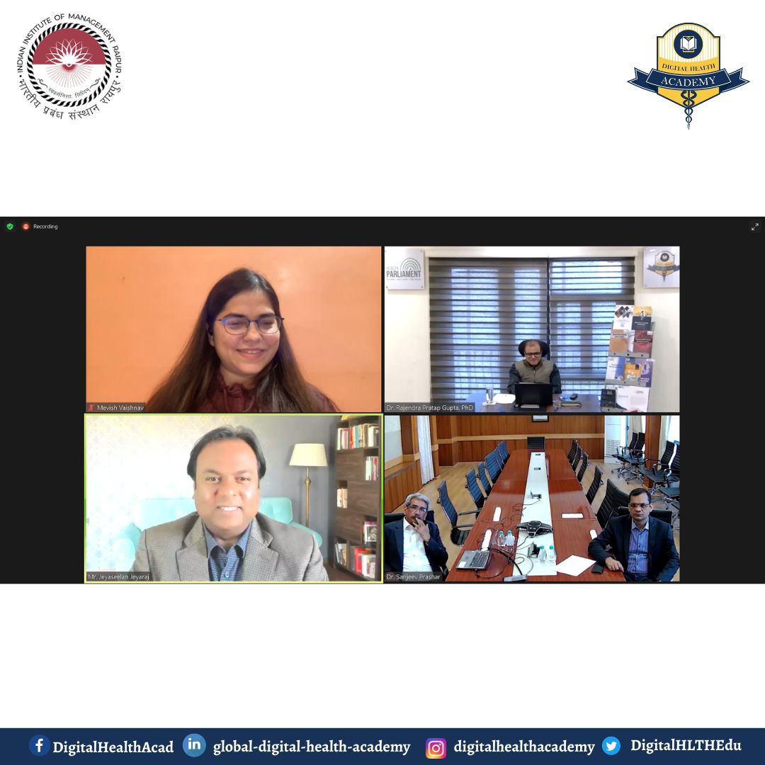 We are LIVE!

Don't miss the opportunity to interact with the Leaders about the need for continuous upskilling in the healthcare sector.

Join: tinyurl.com/PGCPDHCourse

#DigitalHealth #PGCPDH #CDHP #Health #Healthcare #IIM #ContinuumOfCare