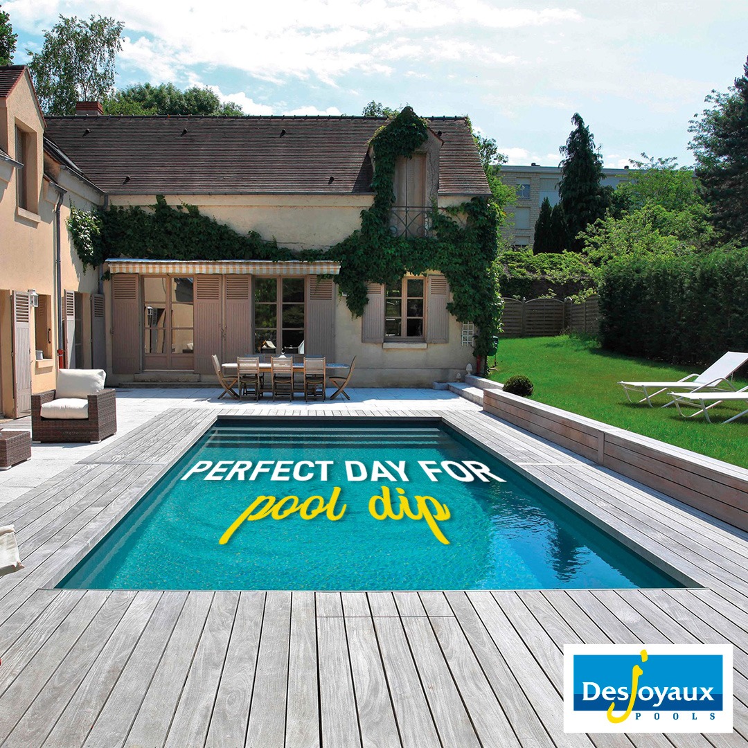 DesjoyauxI's tweet photo. What better way to spend your weekend than enjoying a pool dip? 
Make every day perfect by diving into Desjoyaux Pools https://t.co/fGL13YXh58