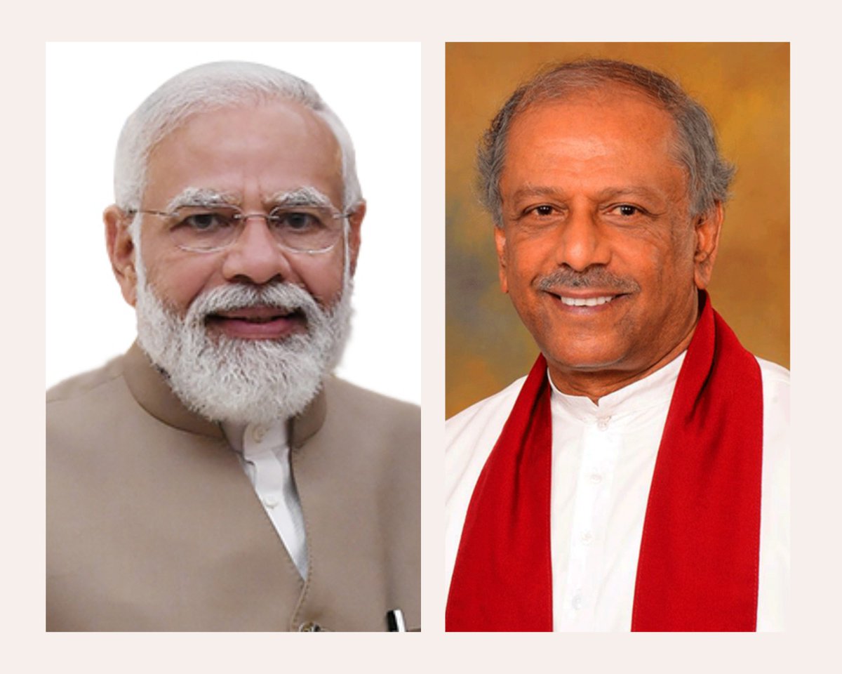 PM @narendramodi extended greetings to the PM of Sri Lanka, @DCRGunawardena, the government, and the people of Sri Lanka on their 75th anniversary of Independence. @PMOIndia