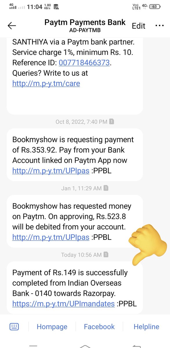 RajeepMohamed's tweet image. Hello @Paytmcare @Paytm @PaytmMoney  How You Can Takes  My Money Without My Permision toward Razorpay..??
Im Don't Sighn up Any Razorpay Related Web or app Then how them Takes My Money..
This Is Very Shit Thing.. I Need Clarification With This Immediately
#PaytmScam