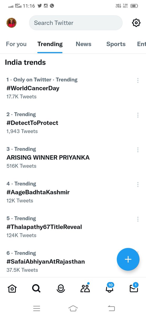 TeamAsimRiazTM's tweet photo. Fastest Tr£nding with 500K+ tweets on no.3 in India within 1hr 12 Minutes 

Worldwide Trending No 28th  Break All Previous Records Congratulations Paltan Target Big So Dont Slow Keep it Up !!

ARISING WINNER PRIYANKA https://t.co/e9lNI0GKbN