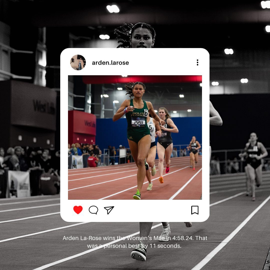 Dagriff8's tweet photo. Arden La-Rose wins the Women’s Mile in 4:58.24. That was a personal best by 11 seconds
#BAPR https://t.co/JGMwRg2boB