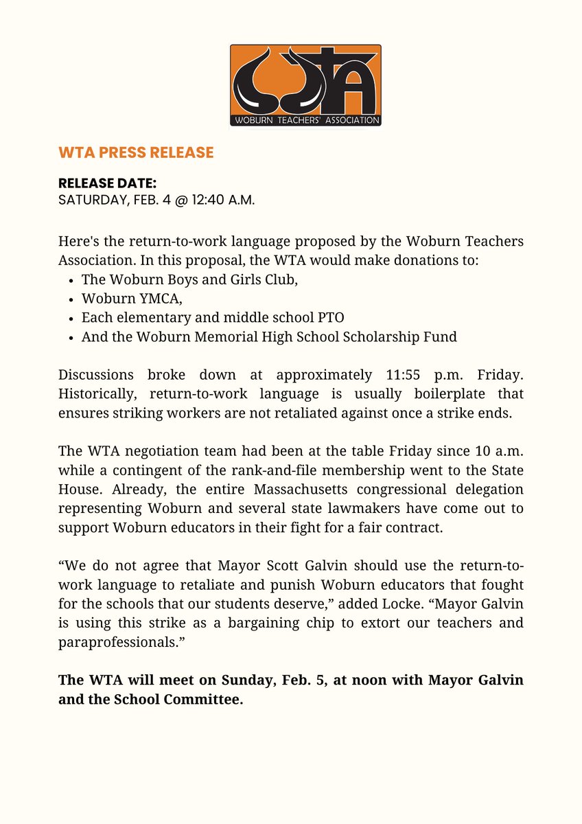 Woburn Teachers Association tweet media