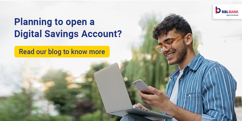 rblbank's tweet photo. Get a comprehensive guide for opening your RBL Bank Digital Savings Account effortlessly and learn about its benefits.
https://t.co/nHPE5z5rTM
#RBLBank #ApnoKaBank #RBLBankBlog #DigitalBanking https://t.co/lF7joDw6hi