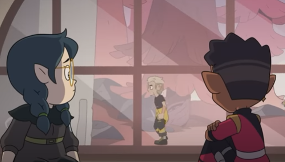 bewilderingbog's tweet photo. do you think hunter stayed outside to keep watch or bc last time he was in the owl house was when he had that panic attack after hollow mind or both https://t.co/5fAxFeyTye