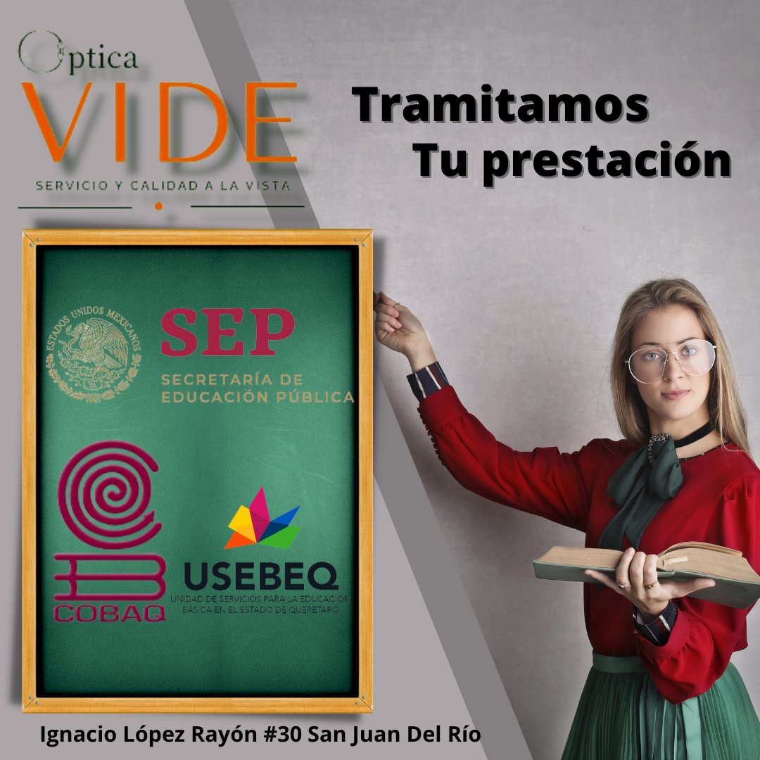 OpticaVide's tweet photo. @USEBEQOficial @COBAQ_Oficial https://t.co/szajBS4I3G