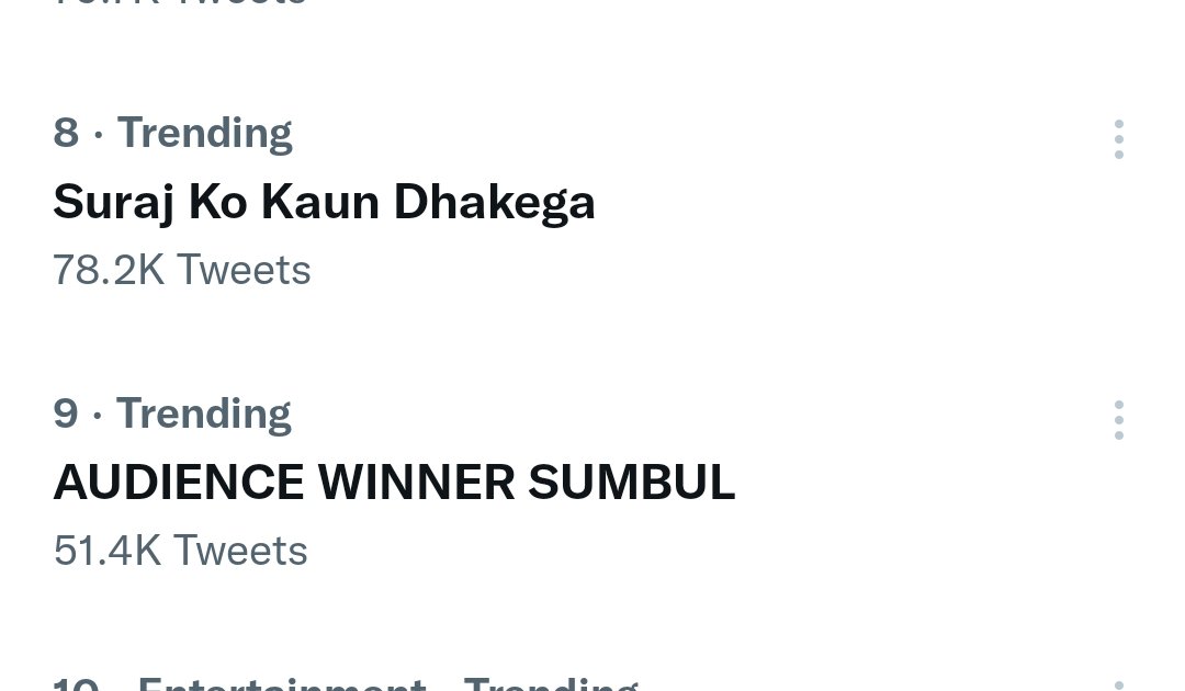 THEFANBOY__'s tweet photo. 50k done and dusted Just in 1/2 hour keep going guys
~fanboy
AUDIENCE WINNER SUMBUL https://t.co/IRzznAG1wp
