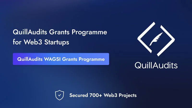 QuillAudits_AI's tweet photo. Web3 security grants are an amazing resource for builders who want to build next-generation Web3 &amp; Defi projects. 🚀

 🧵👇 https://t.co/cP6x2XEbP2