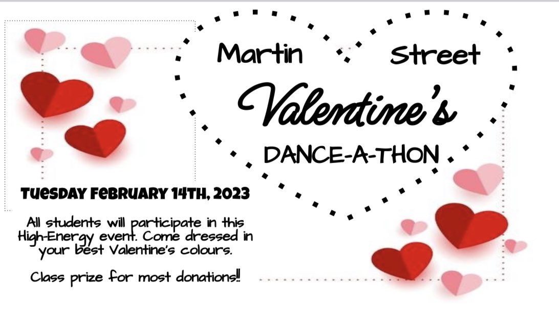 <a href="/MartinSt184/">Martin Street PS</a> Dance-a-thon on February 14!