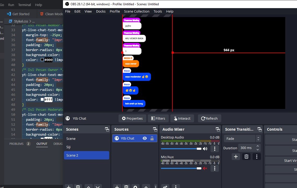 Revernry's tweet photo. Jadi aku bikin overlay(?) ginian pake CSS, kira" ada yang mau pake ga ya? Rencananya script CSS nya mau ku taruh di trakteer (GRATIS) tinggal copy paste aja di OBS kalian. warnanya bisa kalian custom/ubah sendiri
#vtuber #VTuberAssets #vtubertemplate #vtuberoverlay #streamoverlay https://t.co/hm1cIl5mwG