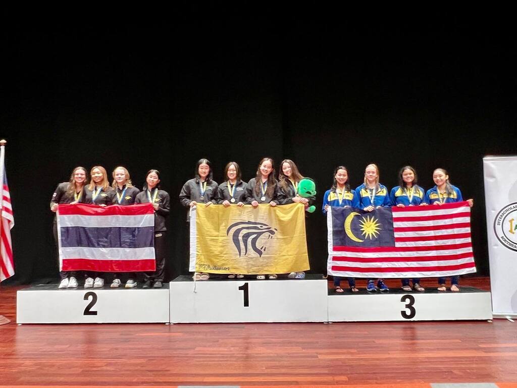 Congratulations to Amelie N (‘23), Kylie T (‘23), Cindy L (‘25) and Isabelle L (‘25) from the #TASGirlsSwimming team who captured GOLD in the 4x100m medley. Tune in today @ 2:30PM CST as the continue their quest for team GOLD.  #GoTigers #TASAthletics instagr.am/p/CoOuG5PvuGz/