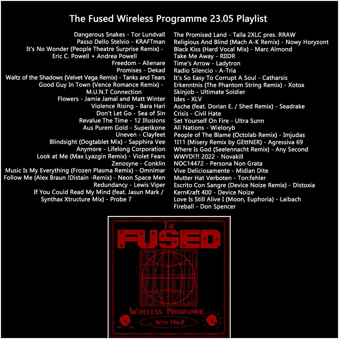 MuntConnection (@munt_connection) on Twitter photo <a href="/FusedWireless/">The Fused Wireless Programme</a> on <a href="/bigsatsumaradio/">Big Satsuma Radio</a> <a href="/LDRwaves/">Lake District Radio</a> @fyldecoastradio 23.05
mixcloud.com/The_Fused_Wire…
ft <a href="/Munt_Connection/">MuntConnection</a> RMX <a href="/venceromance/">Václav Šimána (Vence Romance)</a>
youtube.com/watch?v=NiJxKZ…
<a href="/TheDogtablet/">Martin Dogtablet</a> <a href="/ultra_sunn/">ULTRA SUNN</a> <a href="/novakill_band/">NOVAkILL</a> <a href="/octolabmusic/">OctoLab</a> @MrJamieJamal <a href="/ALIENARE_synth/">ALIENARE</a> @baraxhari <a href="/Clayfeet_band/">Clayfeet</a> <a href="/djtalla2xlc/">Talla 2XLC</a> <a href="/FusedWireless/">The Fused Wireless Programme</a> on <a href="/bigsatsumaradio/">Big Satsuma Radio</a> <a href="/LDRwaves/">Lake District Radio</a> @fyldecoastradio 23.05
mixcloud.com/The_Fused_Wire…
ft <a href="/Munt_Connection/">MuntConnection</a> RMX <a href="/venceromance/">Václav Šimána (Vence Romance)</a>
youtube.com/watch?v=NiJxKZ…
<a href="/TheDogtablet/">Martin Dogtablet</a> <a href="/ultra_sunn/">ULTRA SUNN</a> <a href="/novakill_band/">NOVAkILL</a> <a href="/octolabmusic/">OctoLab</a> @MrJamieJamal <a href="/ALIENARE_synth/">ALIENARE</a> @baraxhari <a href="/Clayfeet_band/">Clayfeet</a> <a href="/djtalla2xlc/">Talla 2XLC</a>