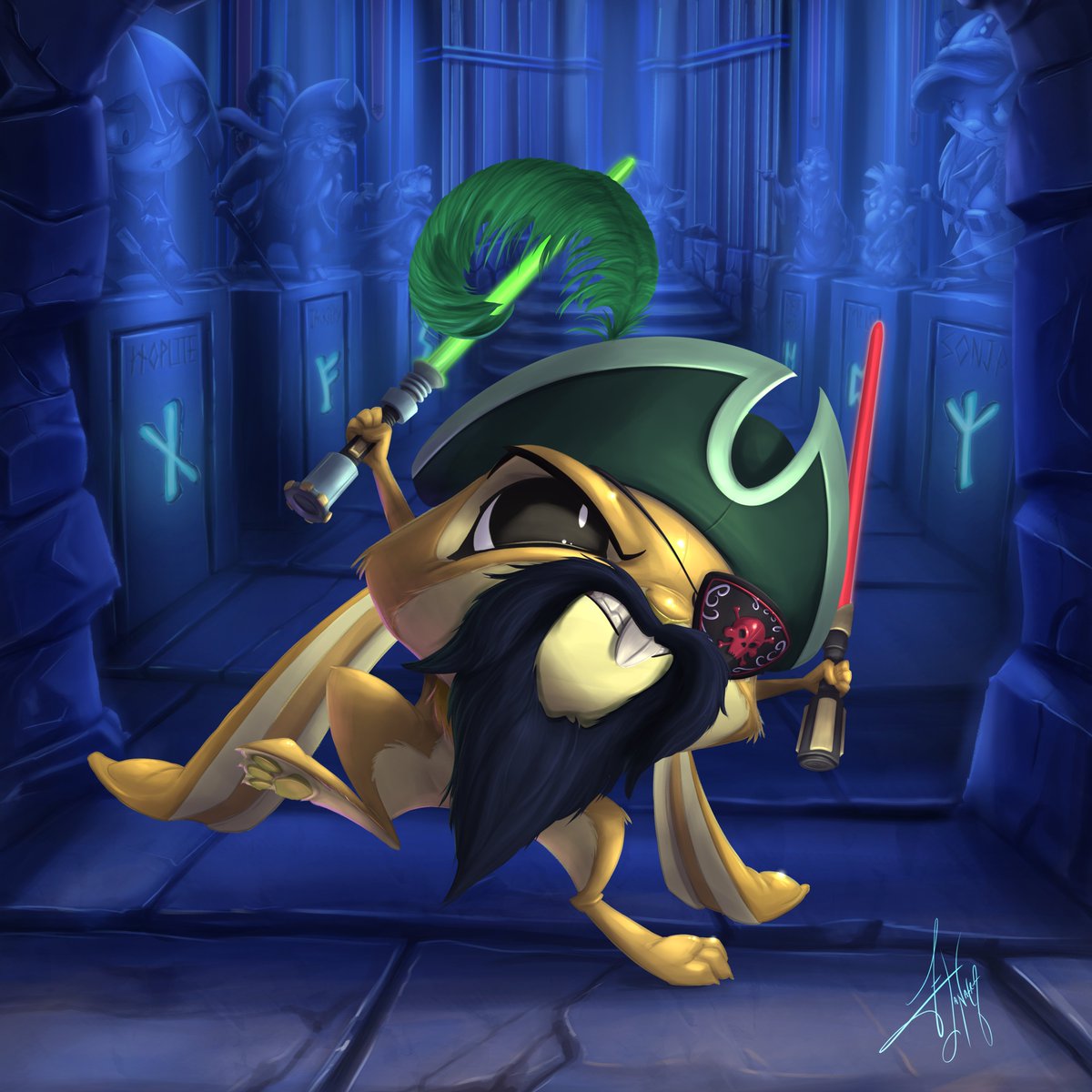 battlebunniesTM's tweet photo. 2 bunnies were inducted into the Hall of Heroes🥇🥇
Meet Porgy the Irie Pirate by @shisler671
&
Καλλιόπη by @Uhbizmuhl
🌟🐰🌟🐰🌟
hop in, go on a quest with this Pirate & lady Shaman:
🥕https://t.co/RENLL6gA8P
#flufflefam #UltimateHero #BattleBunnies #NFT #NFTart https://t.co/vF0hUQ0XNK