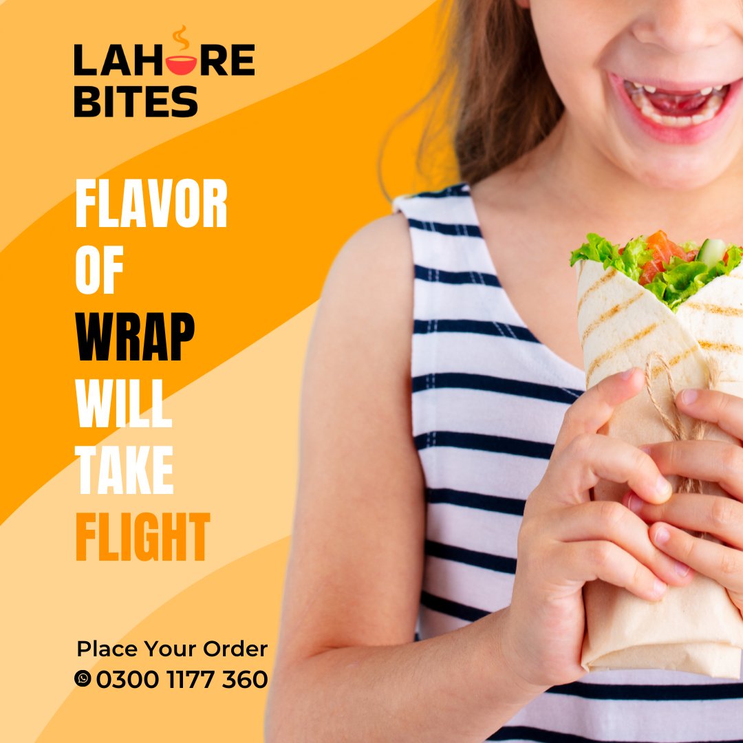 Roll it up, hold it tight, the flavors of these wraps will take flight.
Place order if you also a lover of wraps.
Order in just one click 👉wa.me/923001177360

#lahorebites #wraps #crispywrap #forstudent   #fastfood #tasty #foodie #forfamily #inlahore #lover #nearumt #nearme