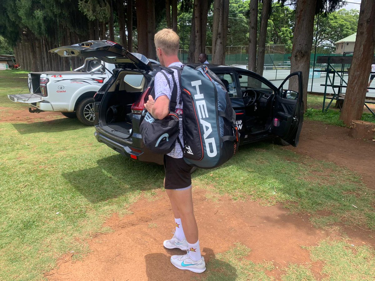 It's Day 2! Let's go!🔥🔥💪🏽

The team arriving in style with the official transport partner <a href="/Zimoco_Zimbabwe/">ZIMOCO</a>!

Zimbabwe woye! 🇿🇼 

#daviscup 
#tennisworld 
#tennislove 
#tenniszimbabwe🇿🇼