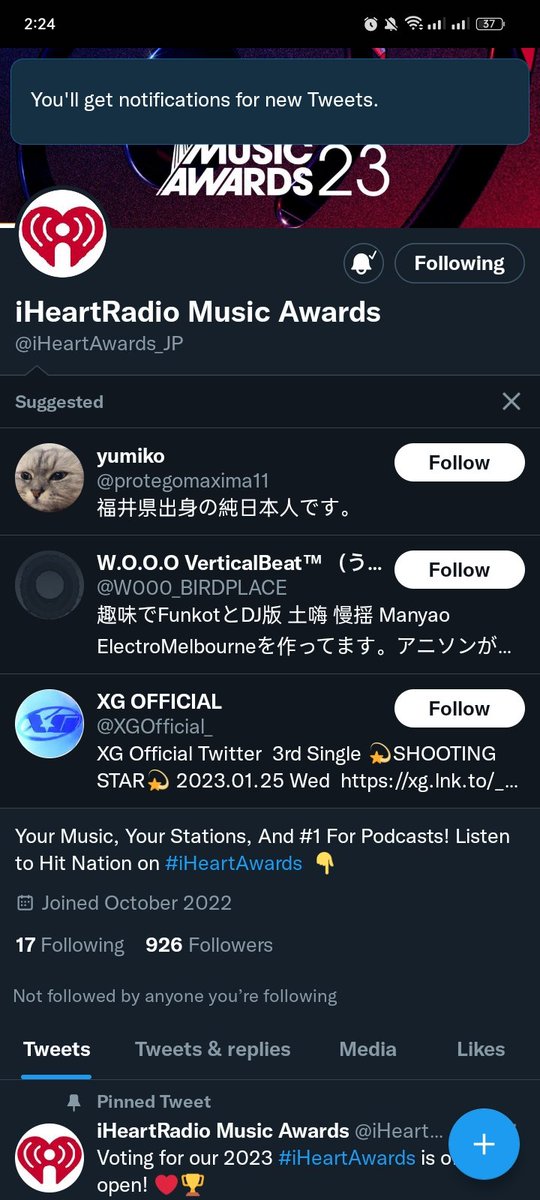 azzi_3's tweet photo. @iHeartAwards_JP done 😣😣😣😣😣😣😣💕💕💕💕 https://t.co/ZkjwEHNiRt