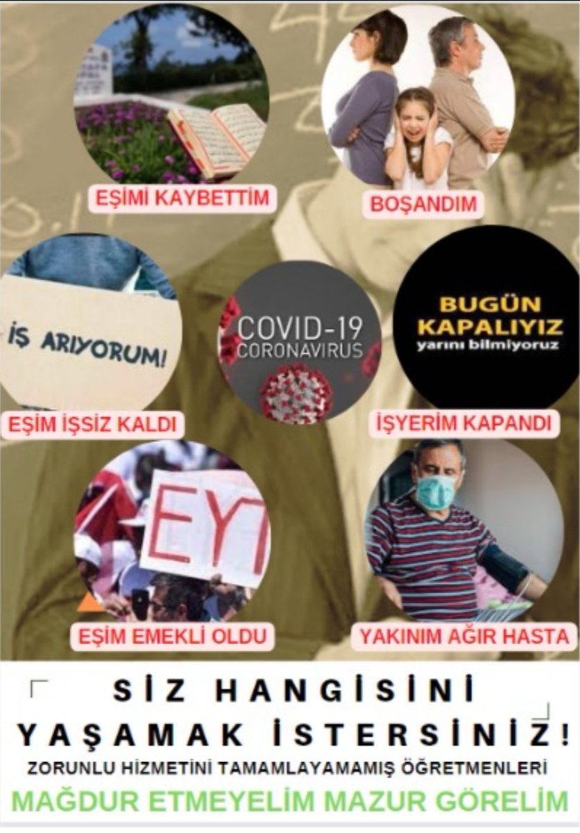 Ghhon (@fghlife) on Twitter photo <a href="/turkegitimsen/">Türk Eğitim Sen</a> Eşi vefat eden, eşinden ayrılan, eşi emekli olan, eşi pandemide işsiz kalan, çocuğu,annesi, babası, eşi ağır hasta olan birçok öğretmen ve çocukları mağdur. 13 yıldır hizmet affı bekliyor. Ayrıca doğuya gitmemiş değiliz. Desteğinizibekliyoruz. #MebZorunluAffıDuy <a href="/turkegitimsen/">Türk Eğitim Sen</a> Eşi vefat eden, eşinden ayrılan, eşi emekli olan, eşi pandemide işsiz kalan, çocuğu,annesi, babası, eşi ağır hasta olan birçok öğretmen ve çocukları mağdur. 13 yıldır hizmet affı bekliyor. Ayrıca doğuya gitmemiş değiliz. Desteğinizibekliyoruz. #MebZorunluAffıDuy