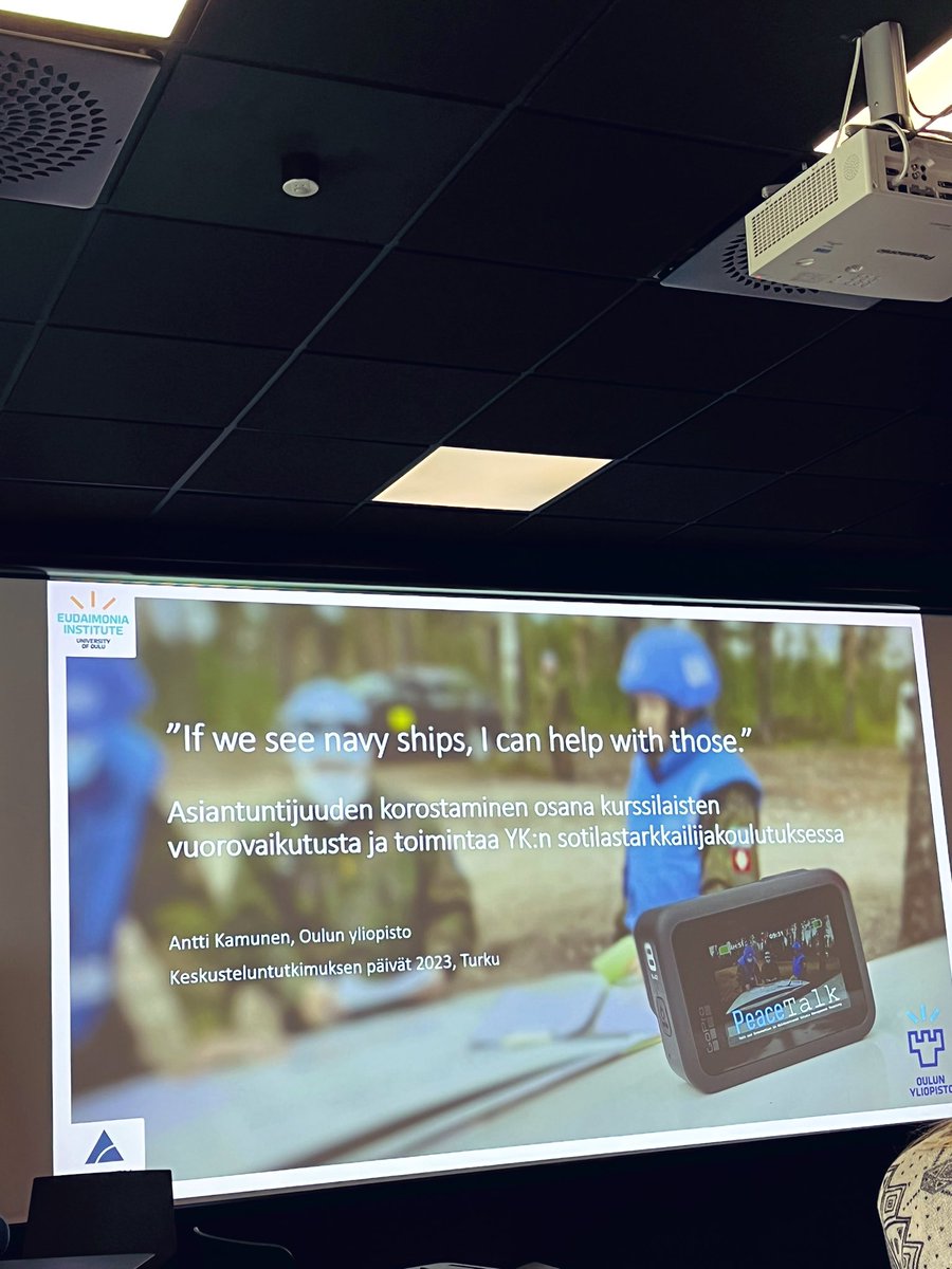 HePuputti's tweet photo. @PeaceTalk_Oulu buddies @iira_it_is @OittinenTuire @KamunenAntti had fantastic presentations at #ketupäivät2023 #ketu2023 #keskusteluntutkimuksenpäivät2023 #conversationanalysis @UniTurku https://t.co/LrRqyormVH