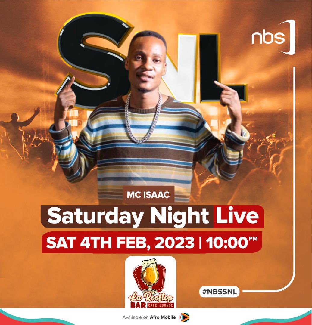 We doing the party thing today at @larooftoplounge Mbarara with @isaacmcblessedL on #NBSSNL.

See you there!😎