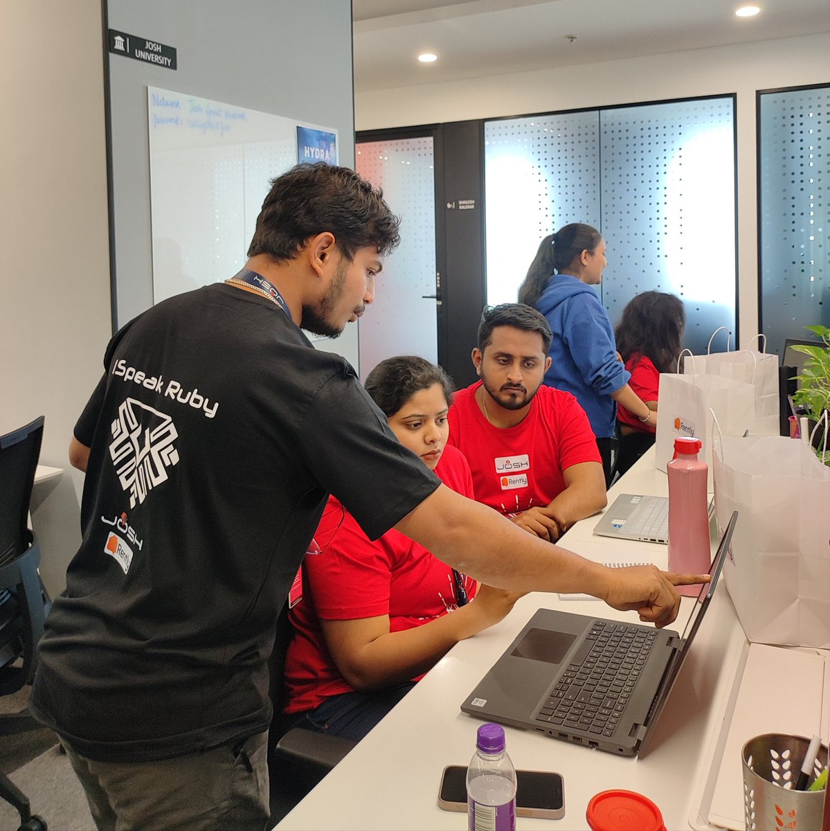joshsoftware's tweet image. Getting acquainted with coding skills at the Ruby on rails workshop!
Always striving to learn and grow in the tech industry 💻🚀
#ProgrammingWorkshop #NeverStopLearning #TechSavvy
@RailsGirlsPune