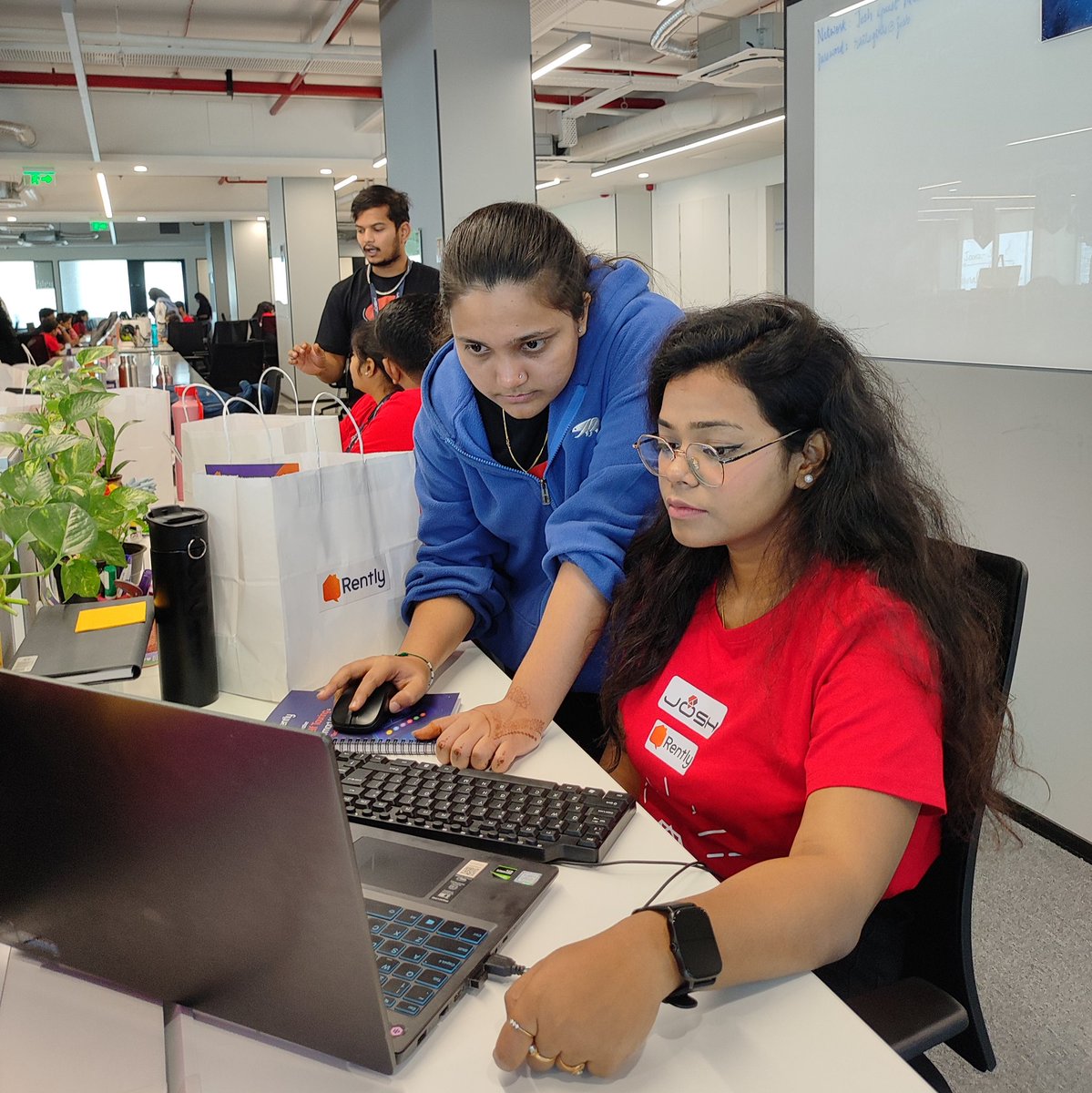 joshsoftware's tweet image. Getting acquainted with coding skills at the Ruby on rails workshop!
Always striving to learn and grow in the tech industry 💻🚀
#ProgrammingWorkshop #NeverStopLearning #TechSavvy
@RailsGirlsPune