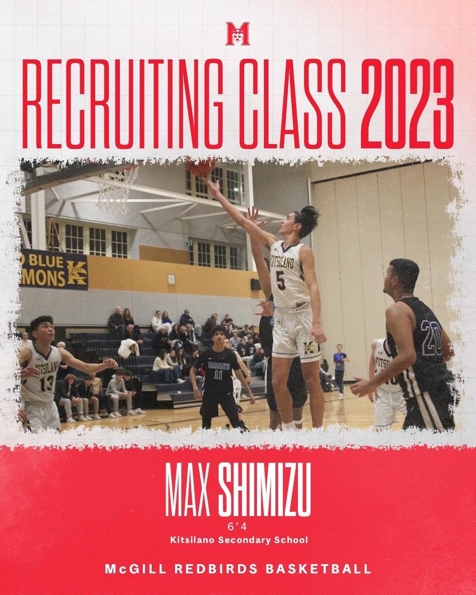 Max Shimizu gets buckets 🗑️

A high level shotmaker, with high IQ from Vancouver, BC! 

#TheMcGillWay