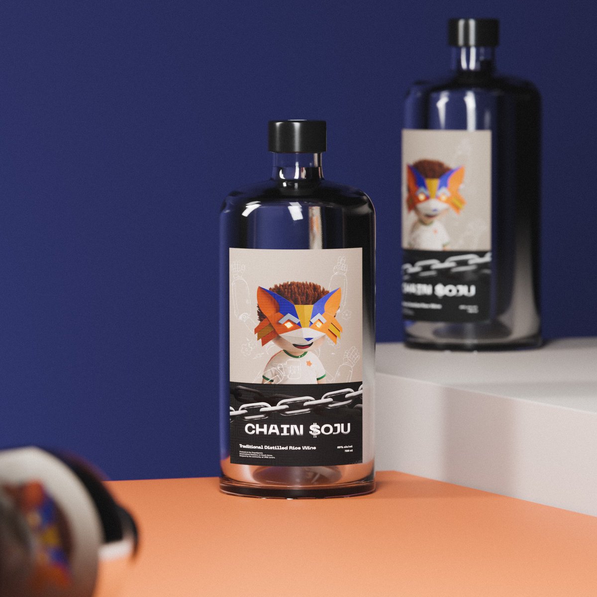 WixWhale's tweet photo. Wow my @Chain__Spirit bottle is looking 🔥 with my @origamasks kid.

What sets #ChainSpirit apart from other projects is its exceptional roadmap and utilities for holders.

@omgStoryboard what ur kids need in upcoming summer 🌞🍹

 Daily #giveaways going on 🥳

#21DHappyHour #NFT https://t.co/5jSB88fTeu